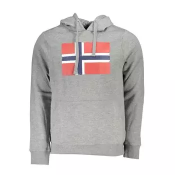 Серый хлопковый свитер Geographical Norway