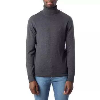 Серый хлопковый свитер Jack & Jones