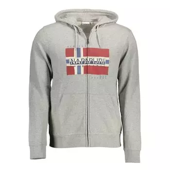 Серый хлопковый свитер Napapijri