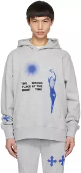 Серый худи Kash Ksubi