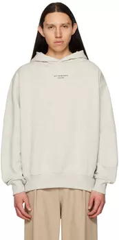 Серый - Худи Le Hoodie с надписью Drole De Monsieur