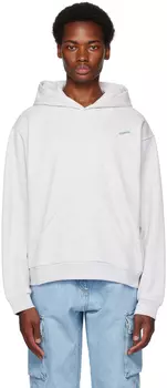 Серый худи с принтом Coperni