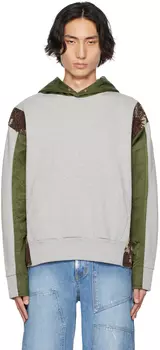 Серый худи со вставками Andersson Bell