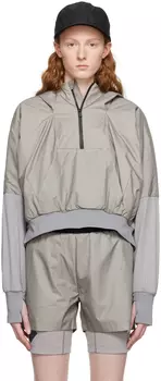 Серый худи со вставками Templa