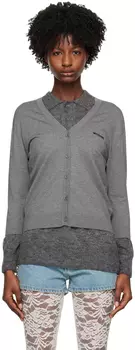 Серый кардиган 3/4 We11done