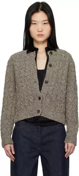 Серый кардиган Donegal Cable Crewneck &Daughter