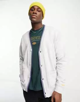 Серый кардиган Levi's с карманами и логотипом на рукаве