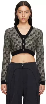 Серый кардиган с монограммой MISBHV