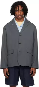 Серый клубный пиджак nanamica