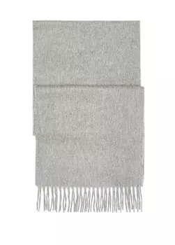 Серый мужской кашемировый шарф Begg&Co