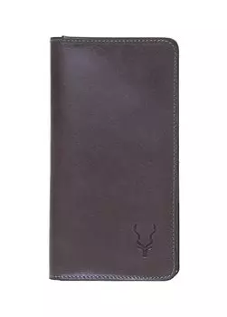 Серый мужской кожаный кошелек CAR 13 MAGNETIC CRAZY Carrera, серый