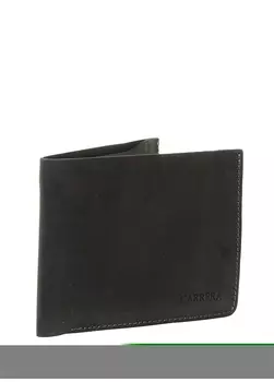 Серый мужской кожаный кошелек Carrera