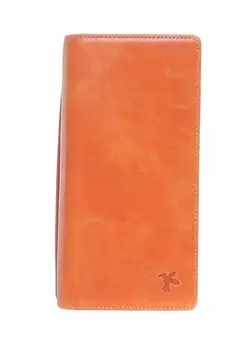 Серый мужской кожаный кошелек Fabrika