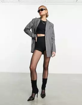 Серый однотонный пиджак унисекс унисекс Reclaimed Vintage