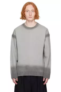 Серый окрашенный свитер Juun.J