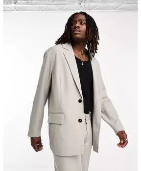 Серый пиджак оверсайз ADPT