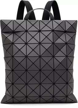 Серый плоский рюкзак BAO BAO ISSEY MIYAKE, Charcoal gray