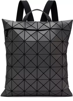 Серый плоский рюкзак BAO BAO ISSEY MIYAKE, Charcoal gray