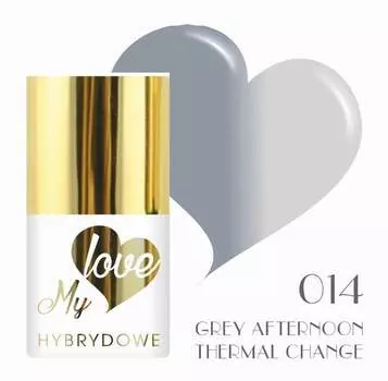 Серый после полудня Mylove UV/Led Hybrid Varnish 014, SUNFLOWER