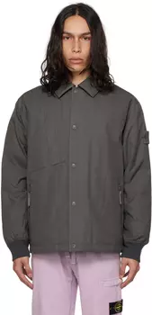 Серый пуховик Ghost Темно-серый Код поставщика: 7915422F1 Stone Island