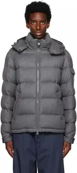 Серый Пуховик Montgenevre Серый Moncler
