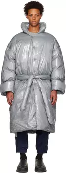 Серый пуховик RBI Entire Studios