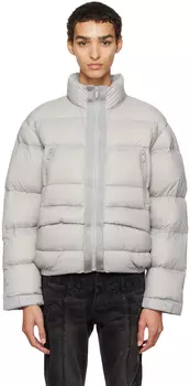 Серый пуховик Staff Uniform C2H4