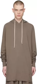 Серый пуловер с капюшоном Rick Owens Drkshdw