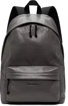 Серый рюкзак Explorer Balenciaga, темно-серый