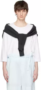 Серый шарф-свитер LEMAIRE