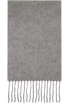 Серый шарф «The Carro» JACQUEMUS