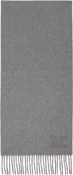 Серый шарф Wsdalia Max Mara
