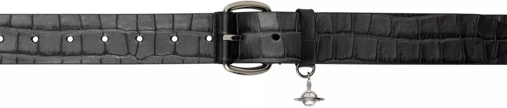 Серый широкий пояс Alex Charm Vivienne Westwood