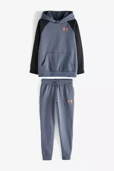 Серый спортивный костюм Rival Fle Youth Under Armour, серый