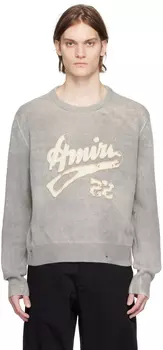 Серый свитер \22\"" AMIRI