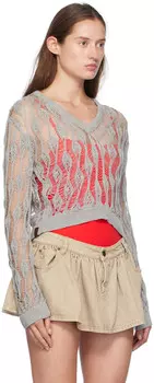 Серый свитер Cencion Isa Boulder