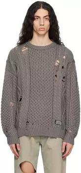 Серый свитер дикаря Neighborhood