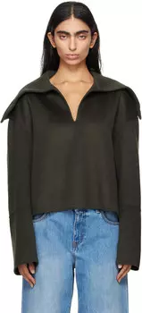 Серый свитер Maxe Nanushka