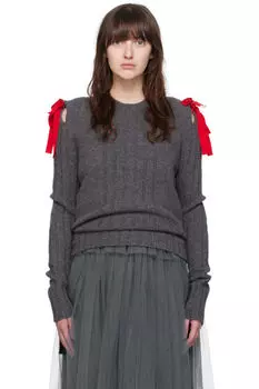 Серый свитер Оззи Molly Goddard