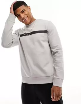 Серый свитшот BOSS Green Salbo1