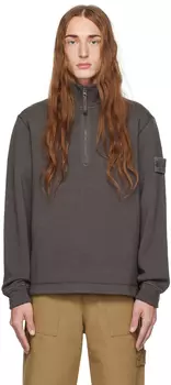 Серый свитшот Ghost Piece Stone Island