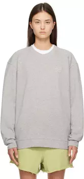 Серый свитшот с круглым вырезом GANNI