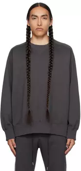 Серый свитшот с вентиляцией sacai