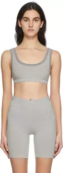 Серый топ без косточек с круглым вырезом Outdoor Basics SKIMS