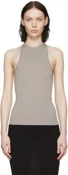 Серый топ из вискозы Peter Do