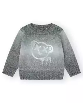 Серый трикотажный свитер для мальчика Canada House