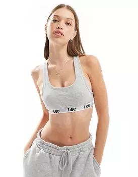 Серый укороченный бюстгальтер Lee Diana