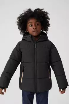 Серый утепленный плащ для мальчика Paul Smith, серый