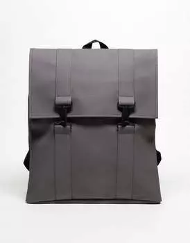 Серый водонепроницаемый рюкзак унисекс Rains MSN