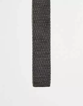 Серый вязаный галстук Ben Sherman